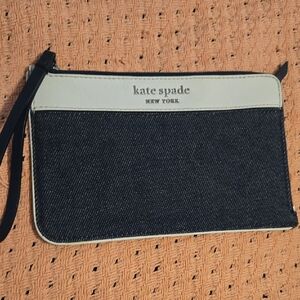 Kate Spade Navy and Cream Clutch